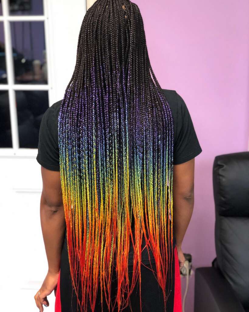 Rainbow Braids